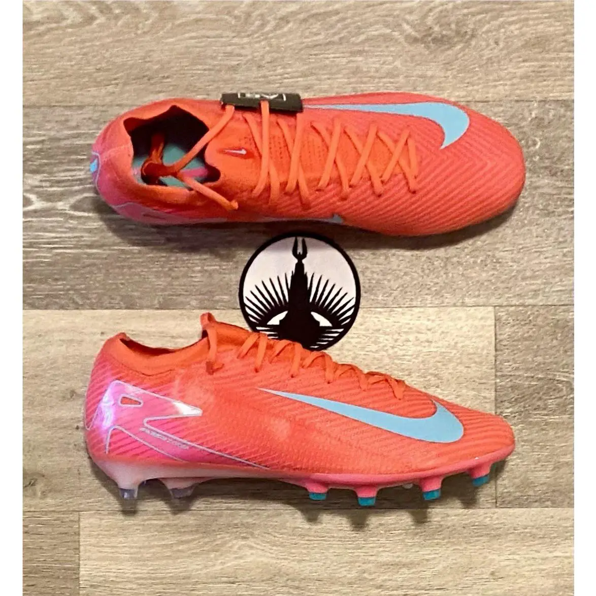 Nike shoes - Nike Zoom Mercurial Vapor 16 Elite AG - FQ8693-800 - Ember Glow / Aurora Green (UPC: 197859033751) 5