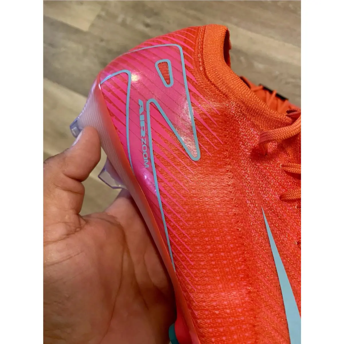 Nike shoes - Nike Zoom Mercurial Vapor 16 Elite AG - FQ8693-800 - Ember Glow / Aurora Green (UPC: 197859033751) 7