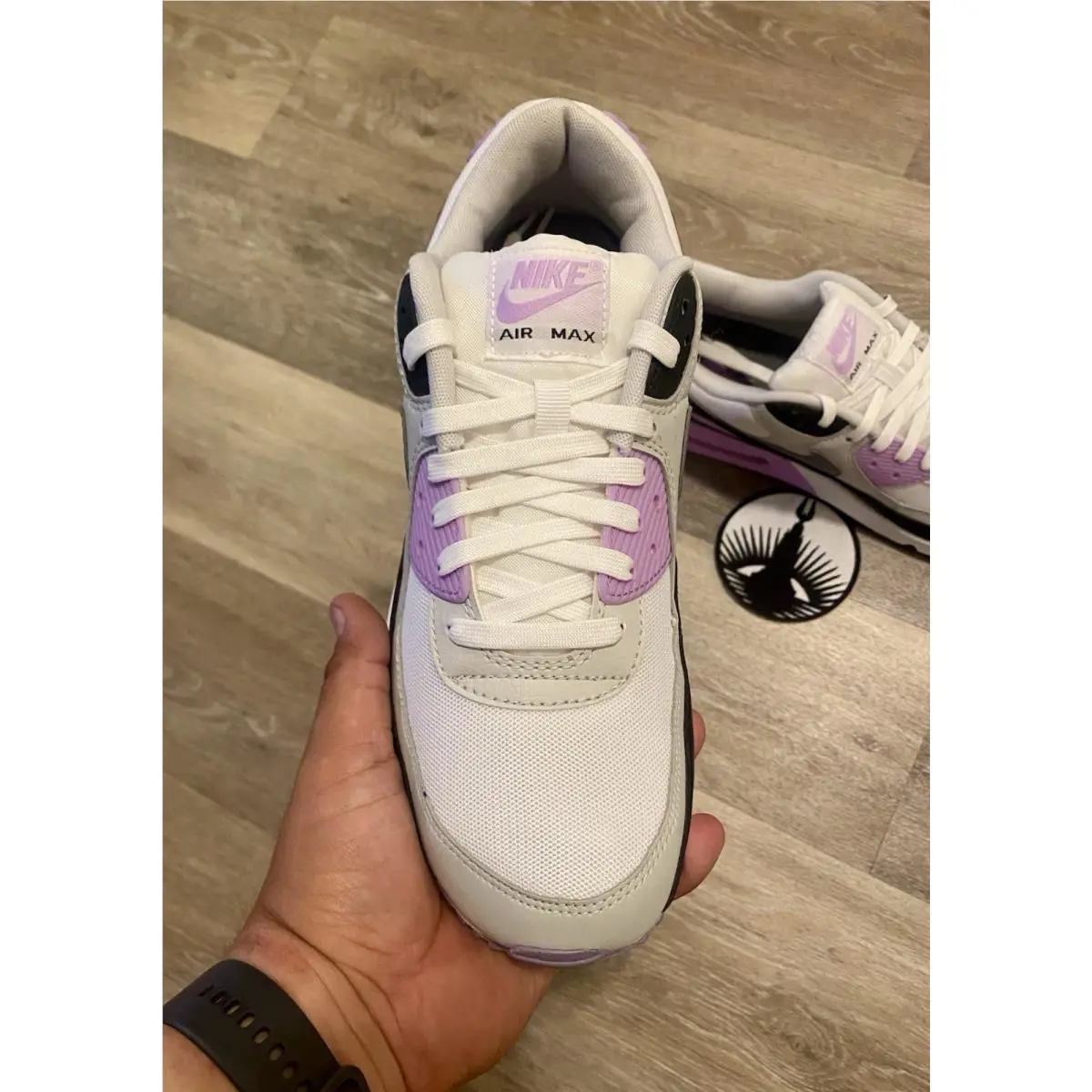 Nike shoes - Nike Air Max 90 - Air Max - DM0029-114 - White / Dusty Amethyst / Photon Dust / Light Smoke Grey (UPC: 197862808858) 4