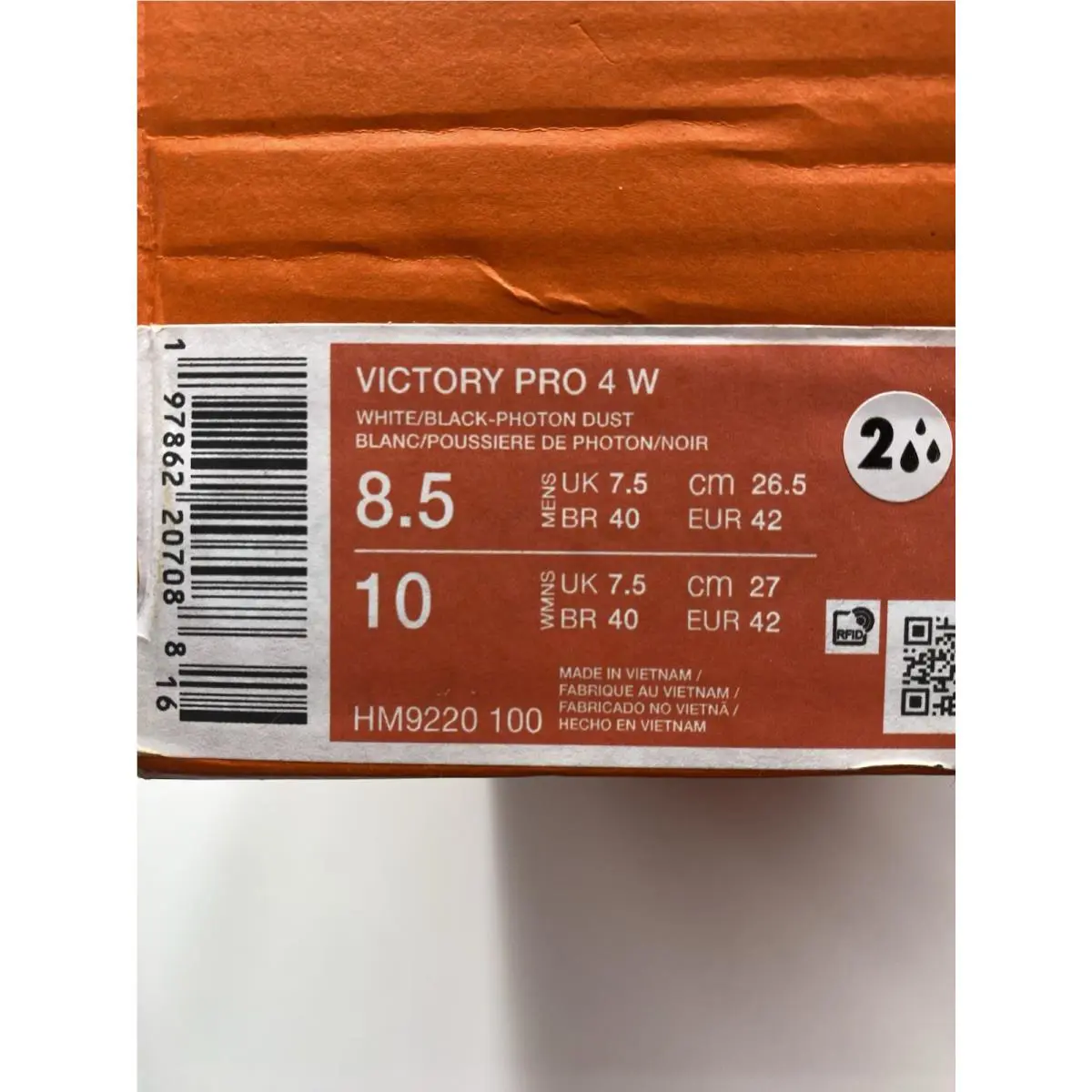 Nike shoes - Nike Victory - Victory - HM9220 100 - White/Black-Photon Dust (UPC: 197862207088) 6