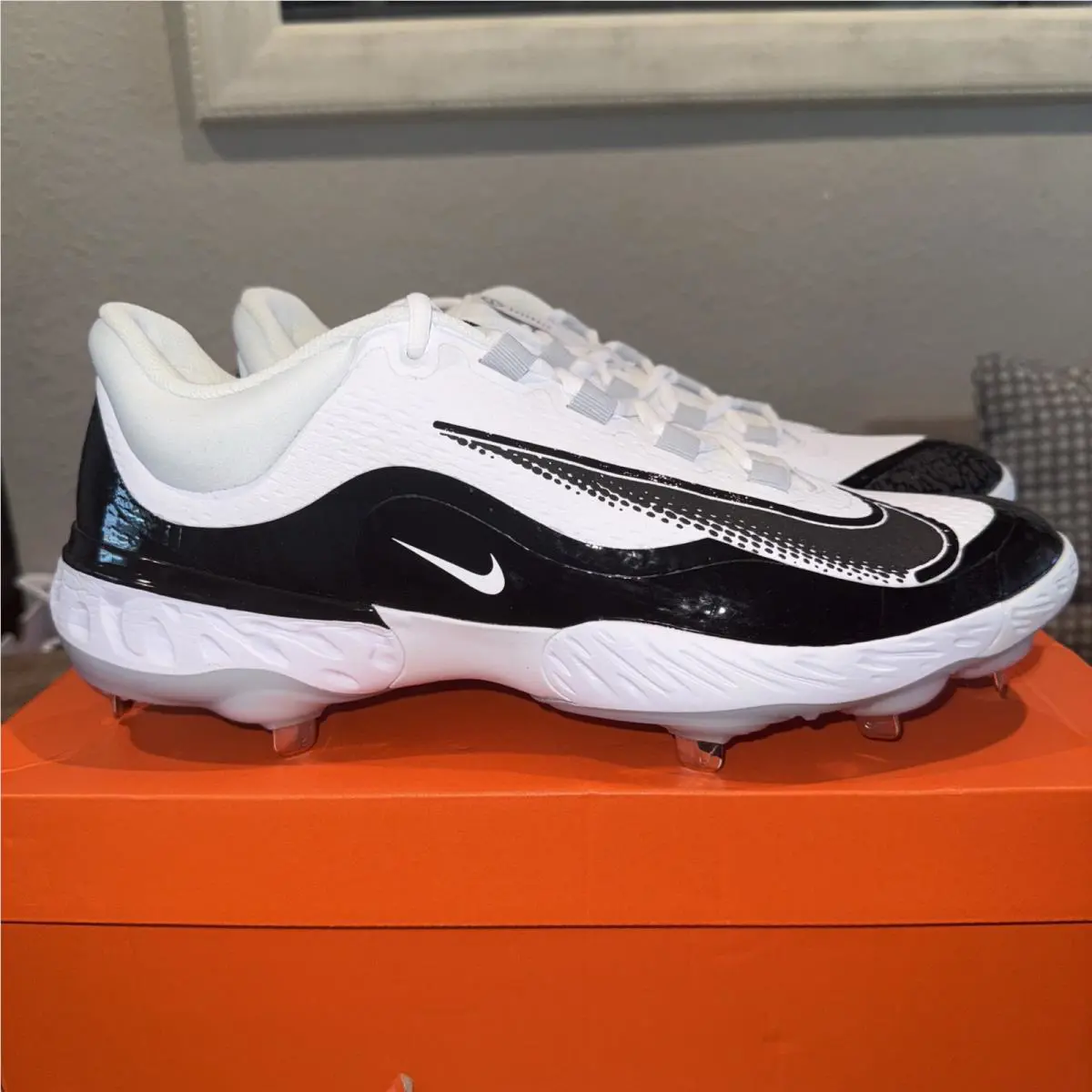 Nike shoes - Nike Alpha Huarache Elite 4 - FD2745-101 - White / Black (UPC: 196608086406) 0