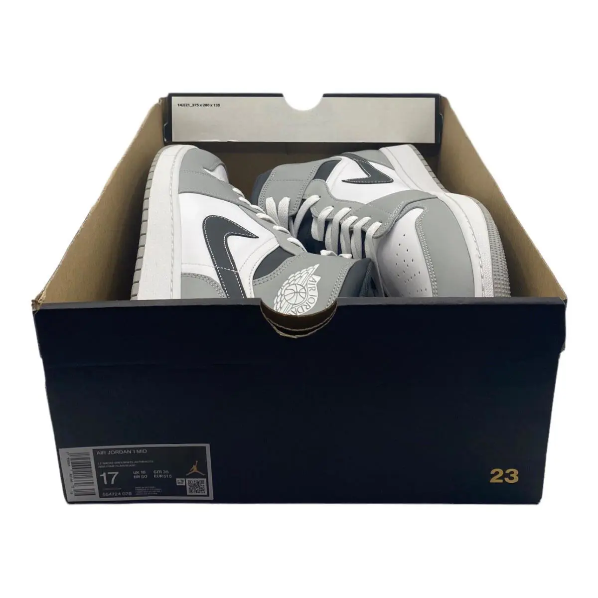 Nike shoes - Air Jordan 1 Mid - Air Mid - 554724-078 - Gray 5