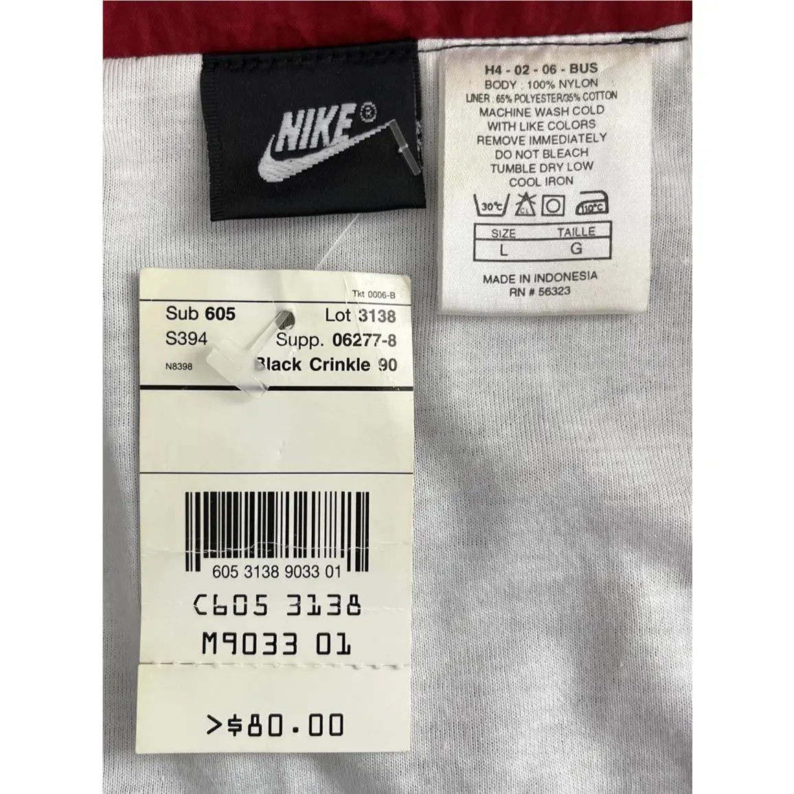 Nike clothing - Nike Crinkle - Crinkle - Black 1