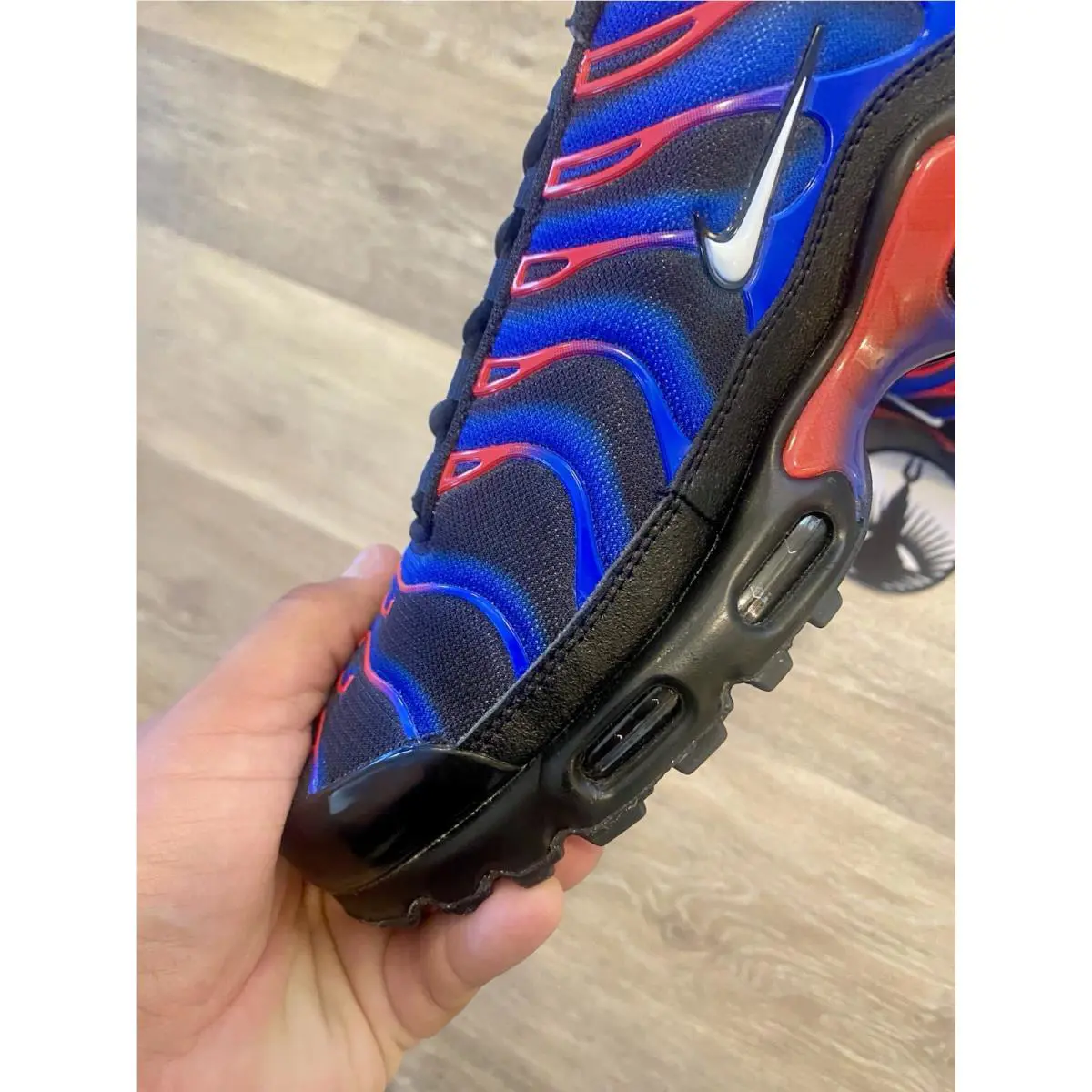 Nike shoes - Nike Air Max Plus - Air Max Plus - FN7805-001 - Black / University Red / Racer Blue (UPC: 196609224586) 2