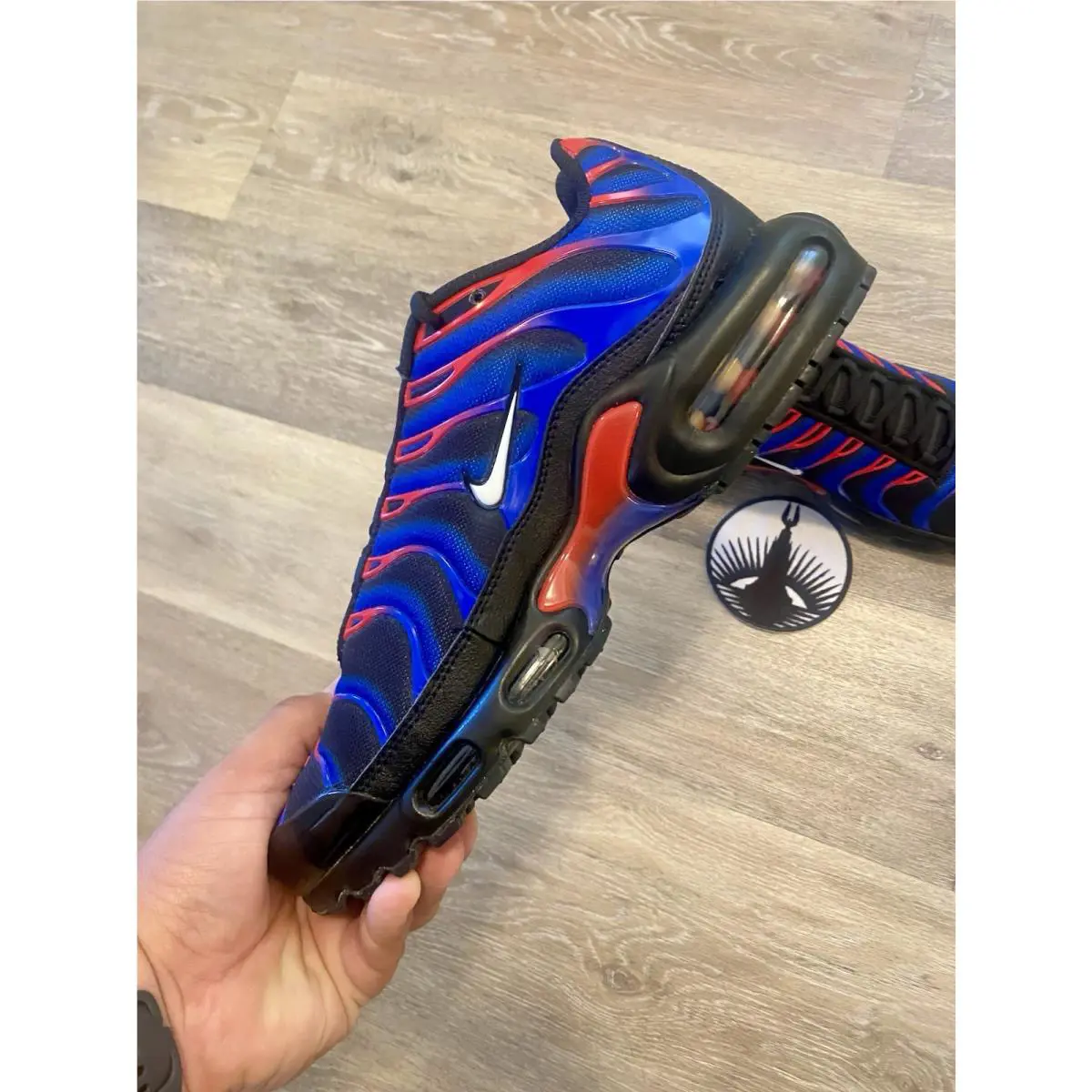 Nike shoes - Nike Air Max Plus - Air Max Plus - FN7805-001 - Black / University Red / Racer Blue (UPC: 196609224586) 3