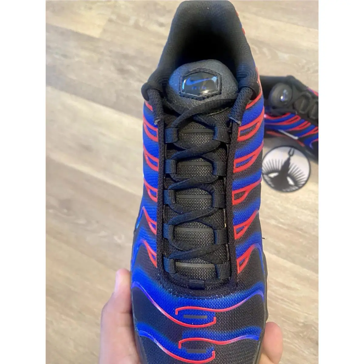 Nike shoes - Nike Air Max Plus - Air Max Plus - FN7805-001 - Black / University Red / Racer Blue (UPC: 196609224586) 6