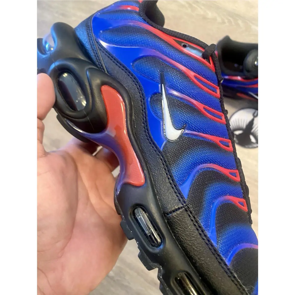Nike shoes - Nike Air Max Plus - Air Max Plus - FN7805-001 - Black / University Red / Racer Blue (UPC: 196609224586) 7