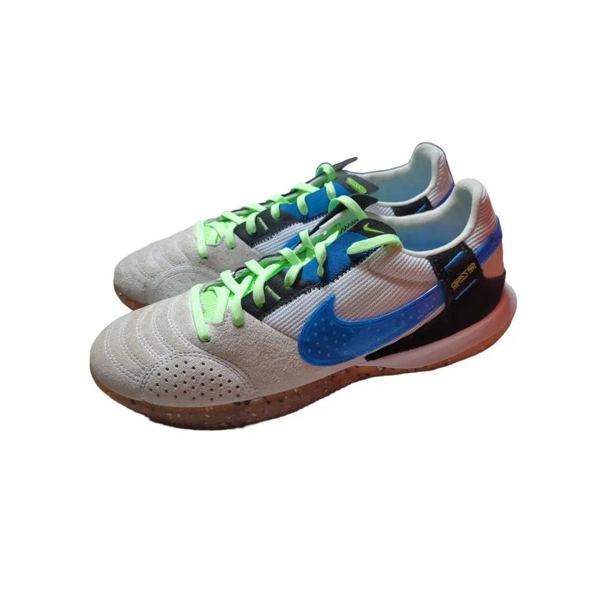 Nike Size 7.5 Mens - 9 Womens Streetgato Brazil Indoor Soccer Shoes - Multicolor