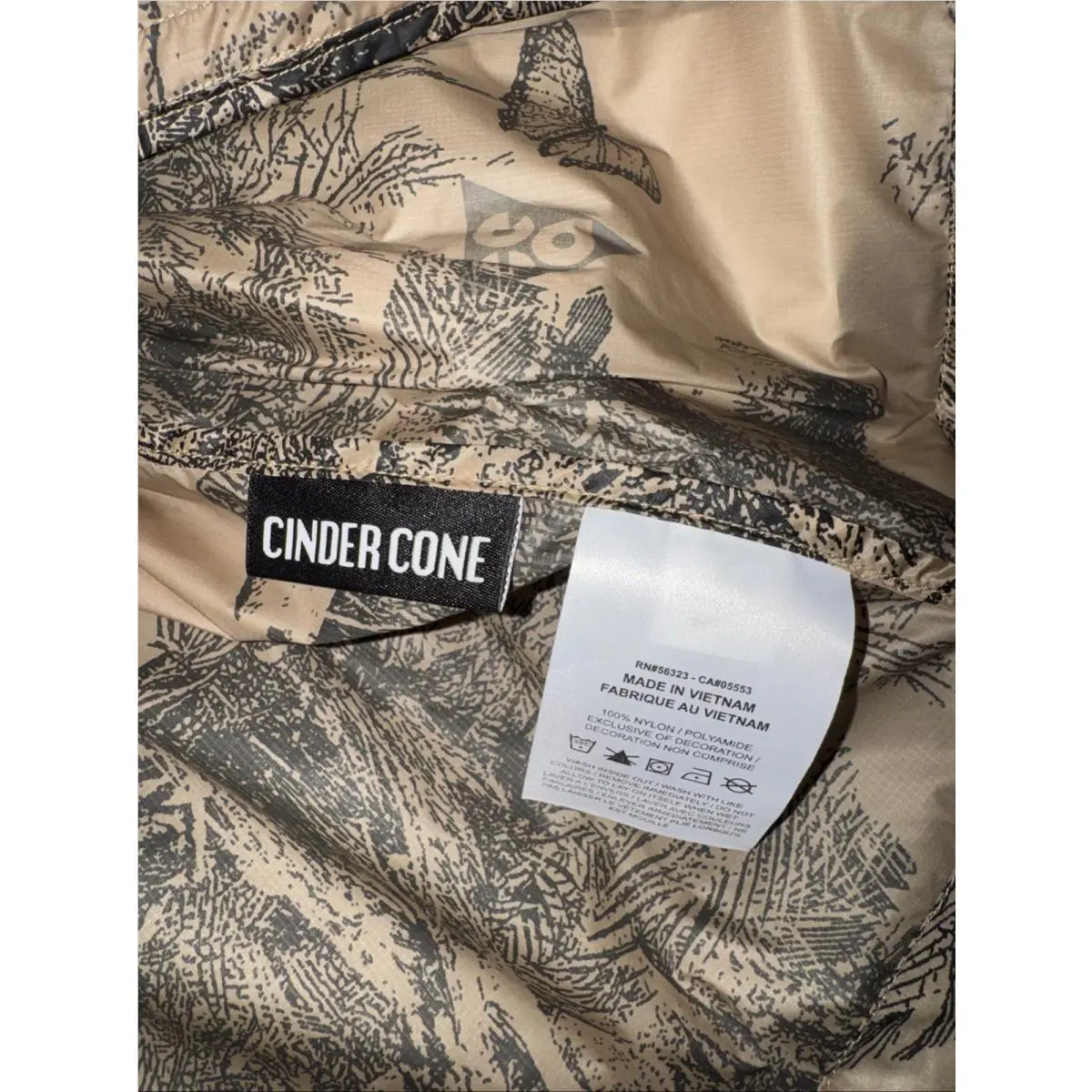 Nike clothing - Nike ACG Cinder Cone Camo Windproof Print Jacket - HJ2885 - Multicolor 9