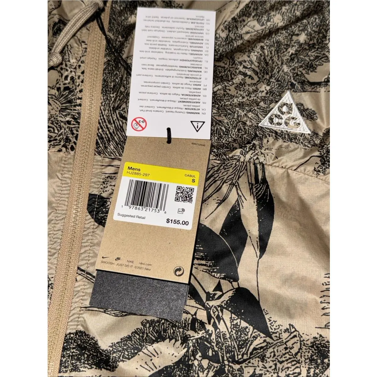 Nike clothing - Nike ACG Cinder Cone Camo Windproof Print Jacket - HJ2885 - Multicolor 2