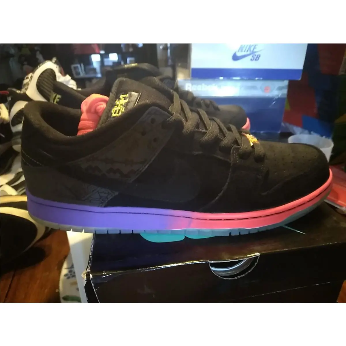 Nike shoes - Nike SB Dunk Low - Dunk Low - 504750001 - Black, Manufacturer: Black 2