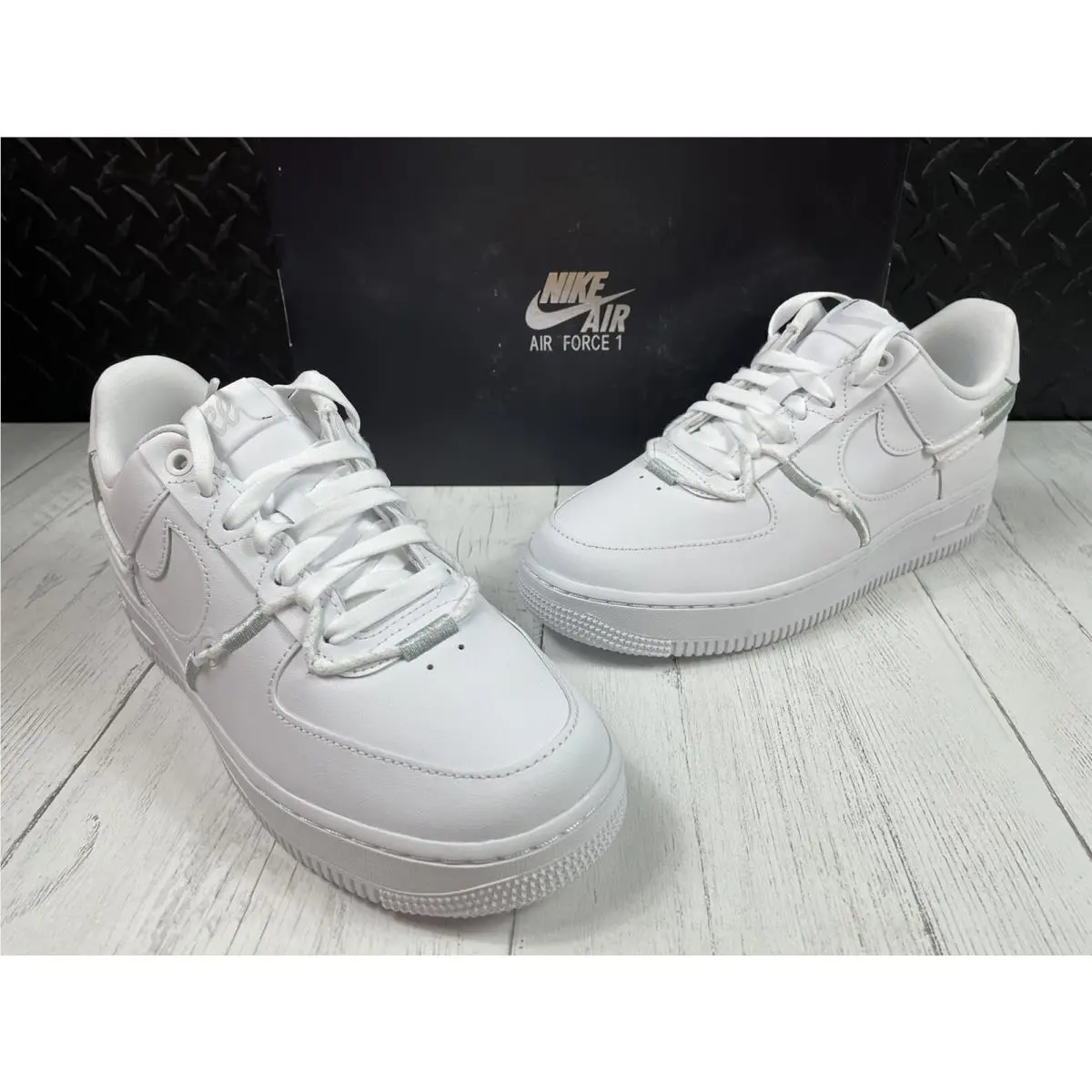 Nike Wmns Air Force 1 07 LX AF1 White Silver Casual Lifestyle DH4408-101