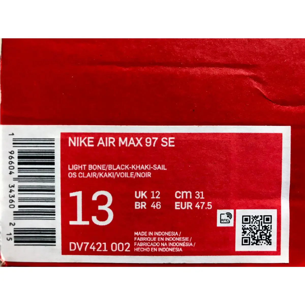 Nike shoes - Nike Air Max 97 - Air Max - DV7421-002 - Black (UPC: 196604343602) 3