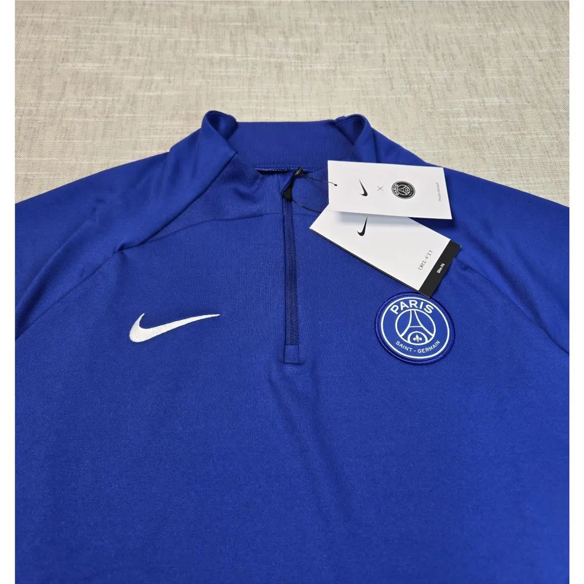 Nike clothing - NIKE X PSG Dri-Fit Strike Drill Top - DN2815-418 - Blue White 1