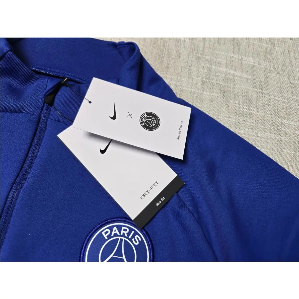 Nike clothing - NIKE X PSG Dri-Fit Strike Drill Top - DN2815-418 - Blue White 6