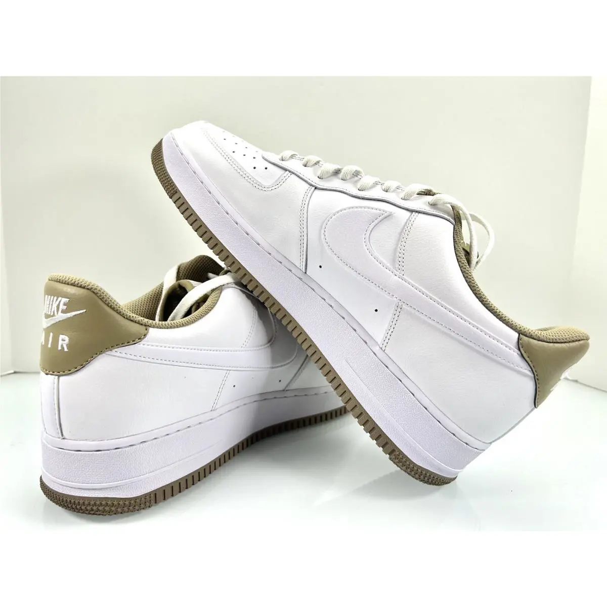 Nike shoes - Nike Air Force 1 `07 - DR9867-100 - White/Khaki 8