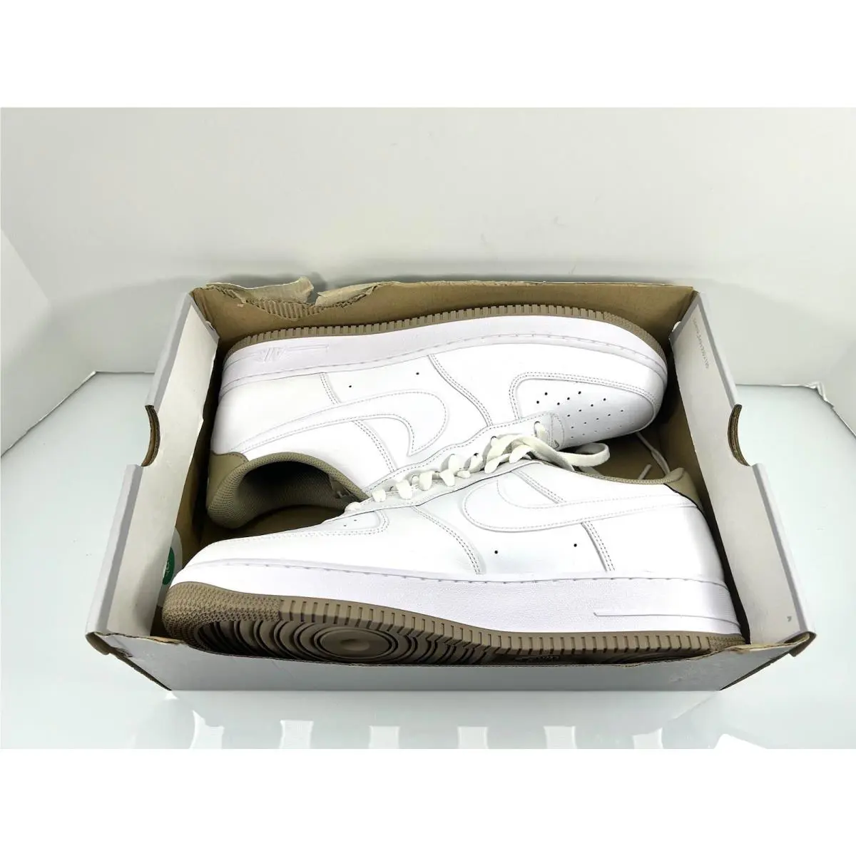 Nike shoes - Nike Air Force 1 `07 - DR9867-100 - White/Khaki 10
