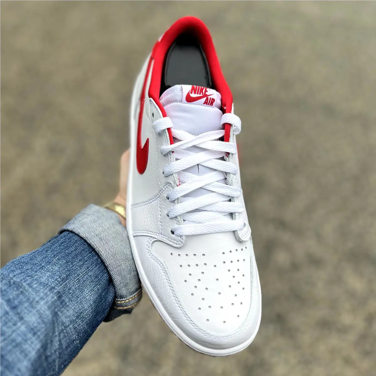 Nike shoes - Nike Air Jordan 1 - Air - Nike Mens Shoe - White 2