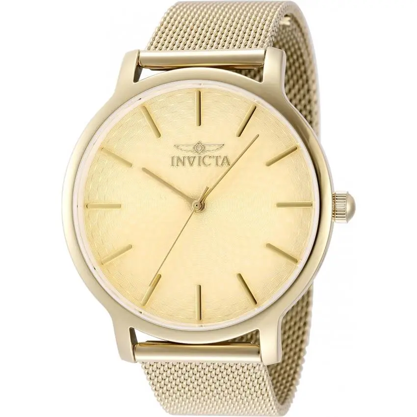 Wildflower Quartz Gold Dial Ladies Watch 48973 by Invicta