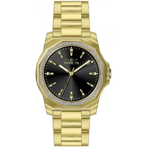 Invicta Speedway Quartz Crystal Black Dial Men`s Watch 49107