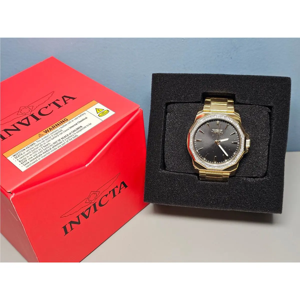 Invicta Speedway Men`s Watch Quartz - 42mm - Gold - 49107