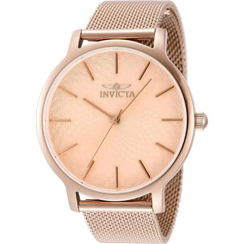 Wildflower Quartz Rose Gold Dial Ladies Watch 48974 by Invicta