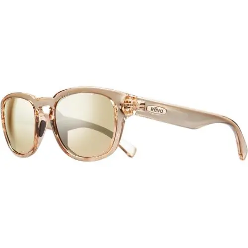 Sunglasses Zinger Crystal Sand Frame / Champagne Polarized Lens RE1054 by Revo