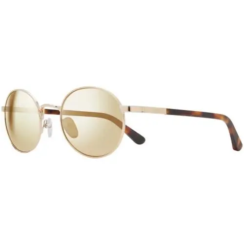 Sunglasses Riley S Shiny Gold Frame / Champagne Polarized Lens RE1143 by Revo