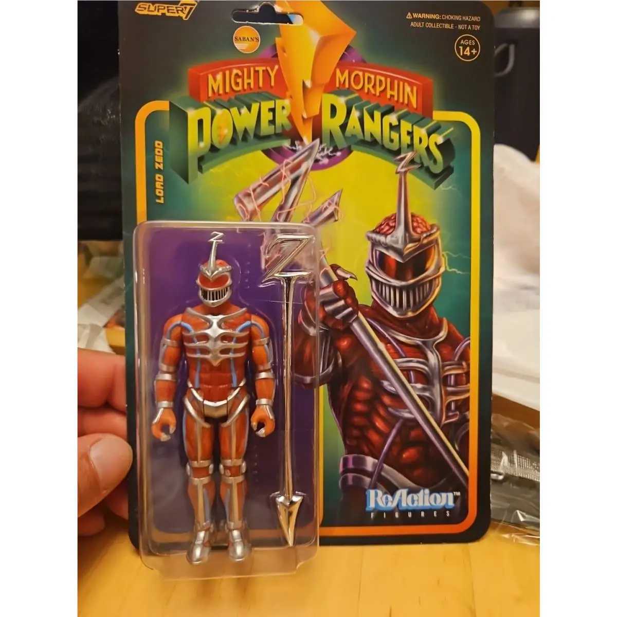 Power Rangers Lord Zedd Highly Collectable Premium Reaction 3.75 Action Figure