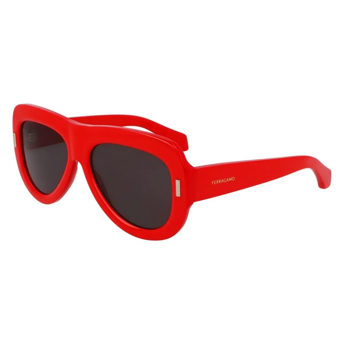 Salvatore Ferragamo Women`s 57mm Oversized Aviator Sunglasses Red SF2029SE-600