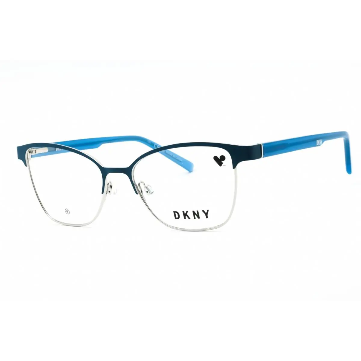 Dkny DK3007 430 Eyeglasses Blue Silver Frame 52mm