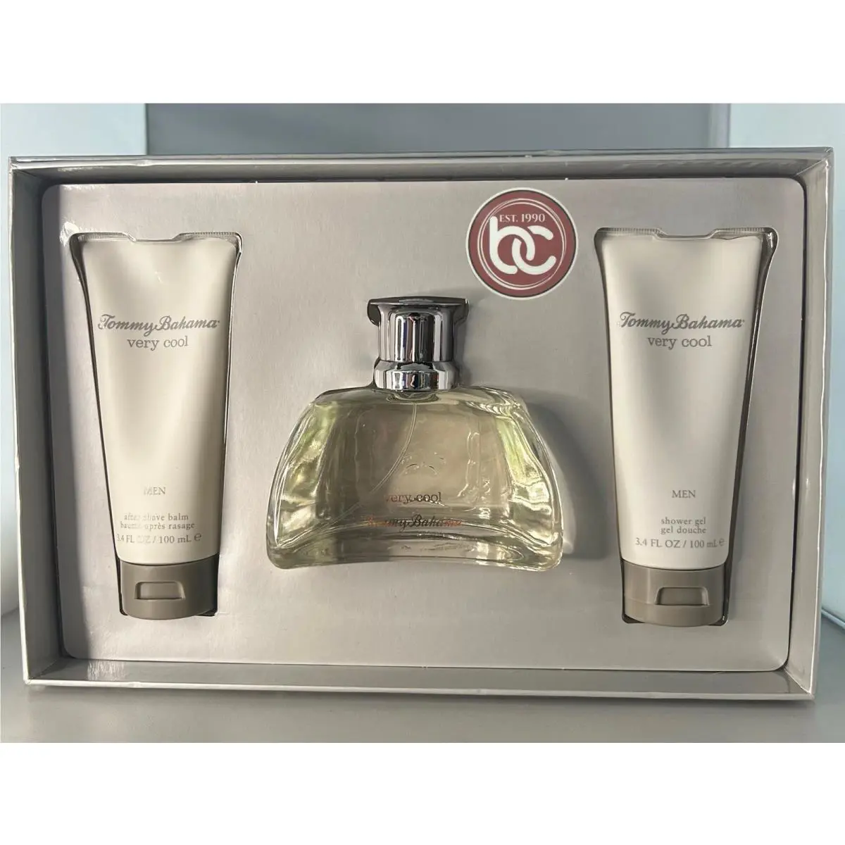 Very Cool By Tommy Bahama Men’s 3 Pc Set 3.4 Eau De Cologne Spray + Asb + SG