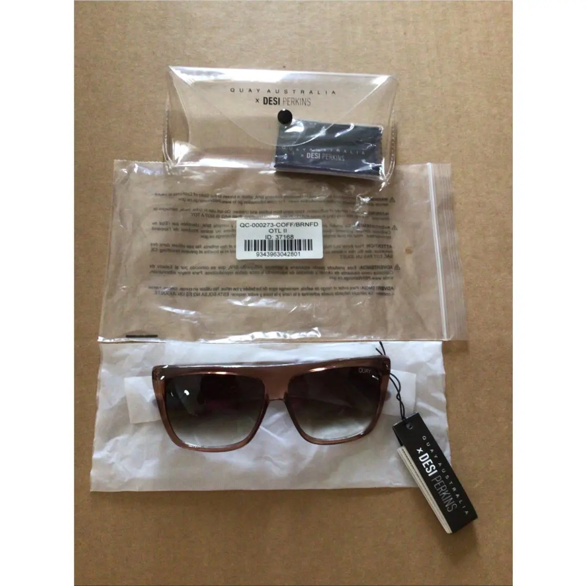Quay Australia X Desi Perkins Women s Sunglasses Otl II Coff/ Brnfd Color