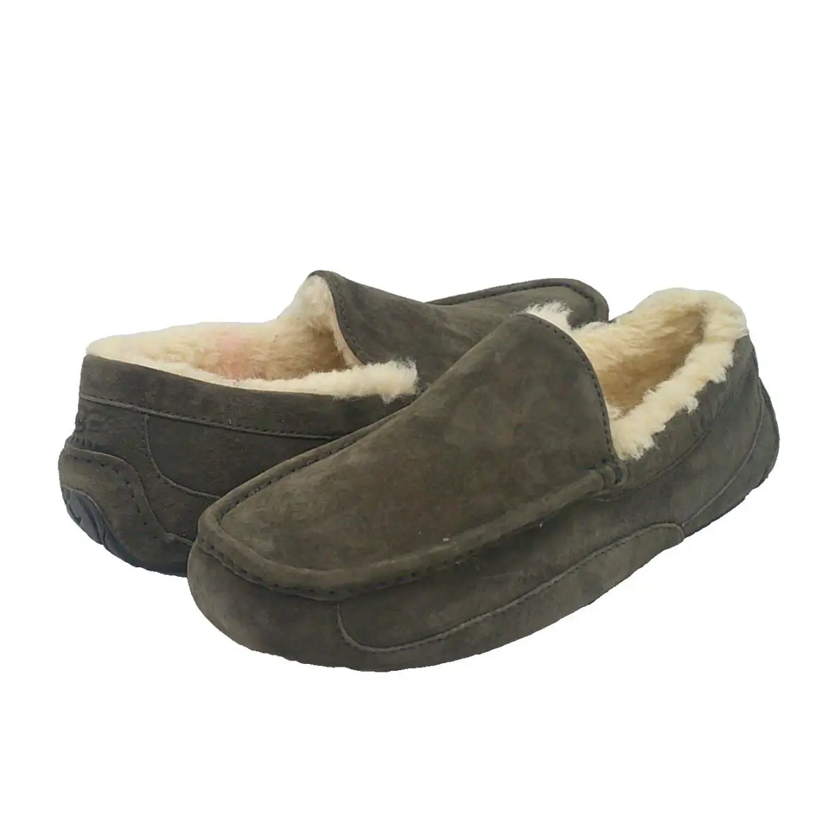 Ugg Ascot Men Slipper Suede Charcoal US 10 /uk 9 /eu 43 - Charcoal
