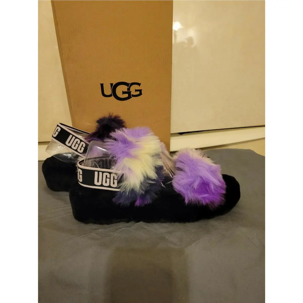 UGG shoes - UGG FLUFF - FLUFF - Gray (UPC: 194715469112) 2