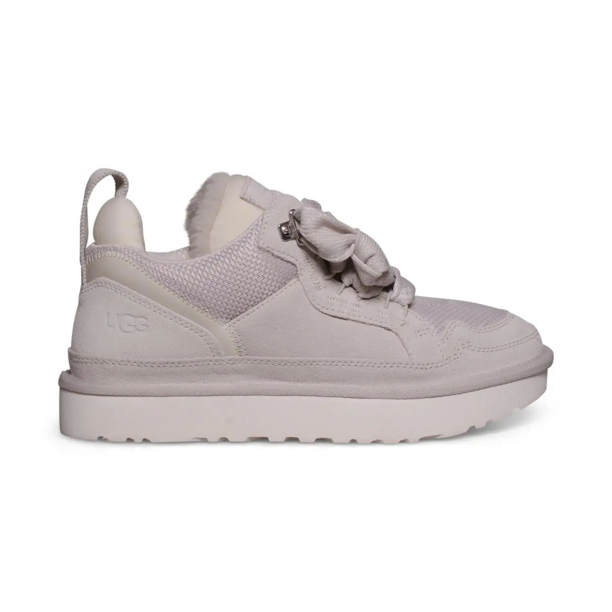 Ugg Lowmel Ceramic Suede Textile Sportty Shoes Women`s Sneakers Size US 8 - Ceramic