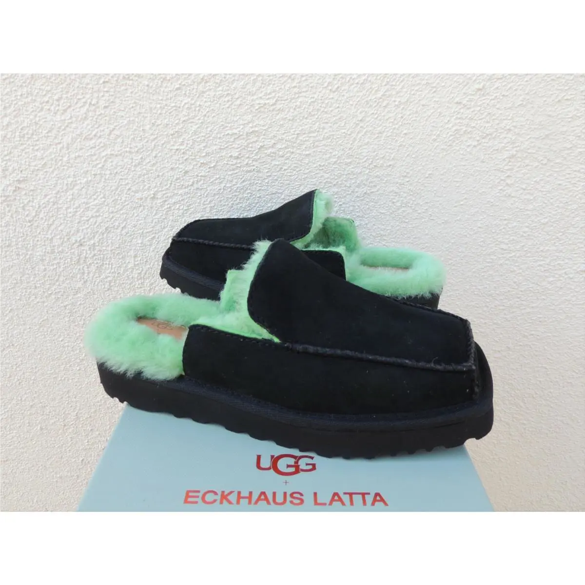 UGG shoes - UGG x Eckhaus Latta Block Slide - Black (UPC: 192410694952) 1