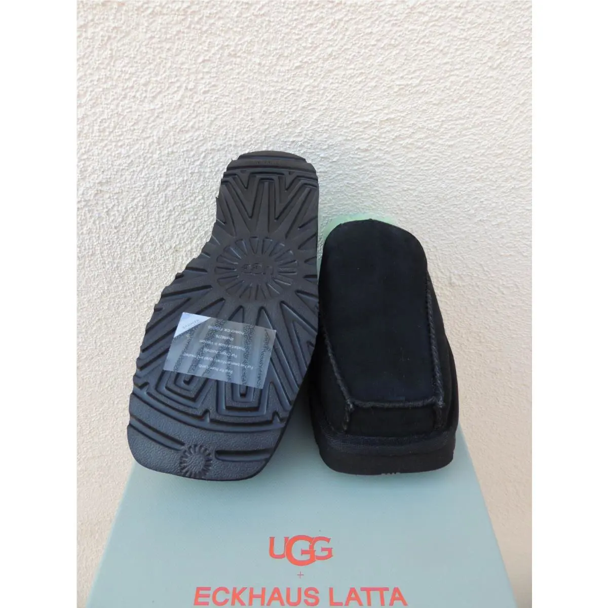 UGG shoes - UGG x Eckhaus Latta Block Slide - Black (UPC: 192410694952) 3