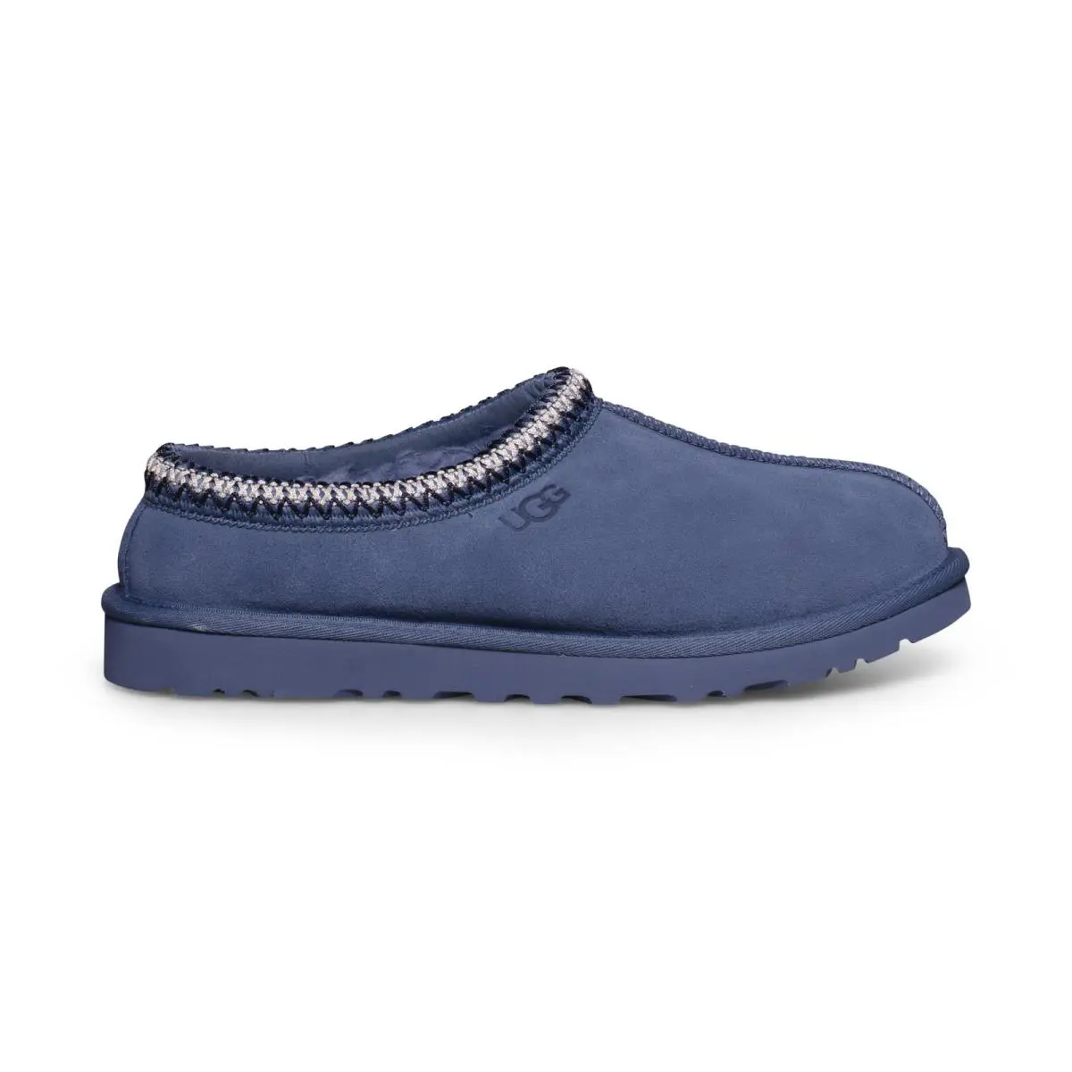 Ugg Tasman Pacific Blue Suede Sheepskin Classic Men`s Slippers Size US 8 - Pacific Blue