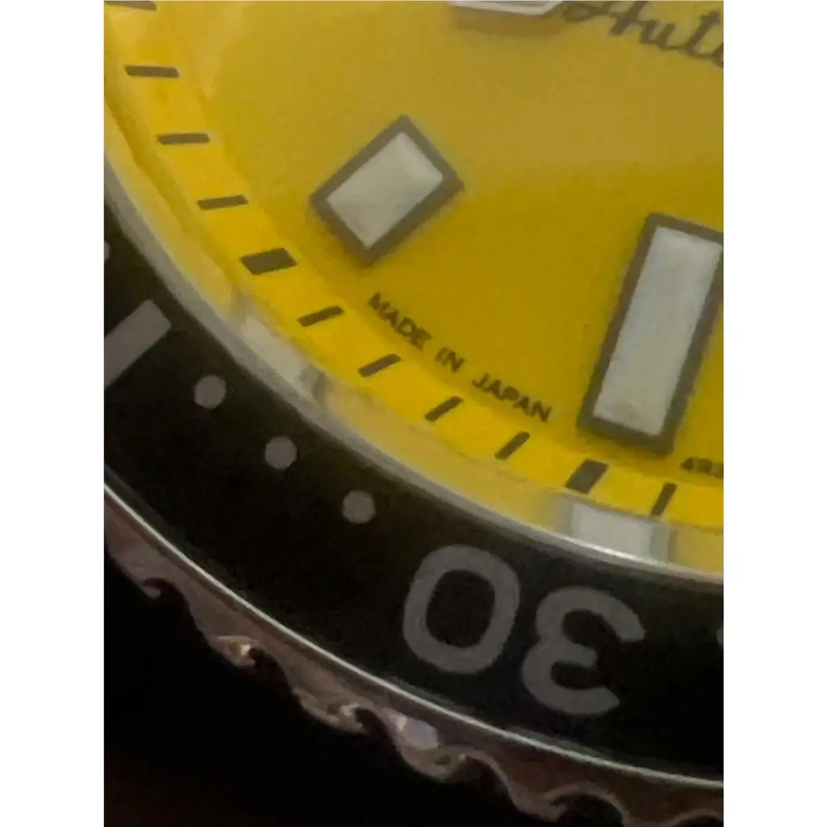 Seiko Men 5 Sports Automatic Yellow Dial 42.5 mm Rubber Strap Watch SRPL87 - Dial: Yellow, Band: Black