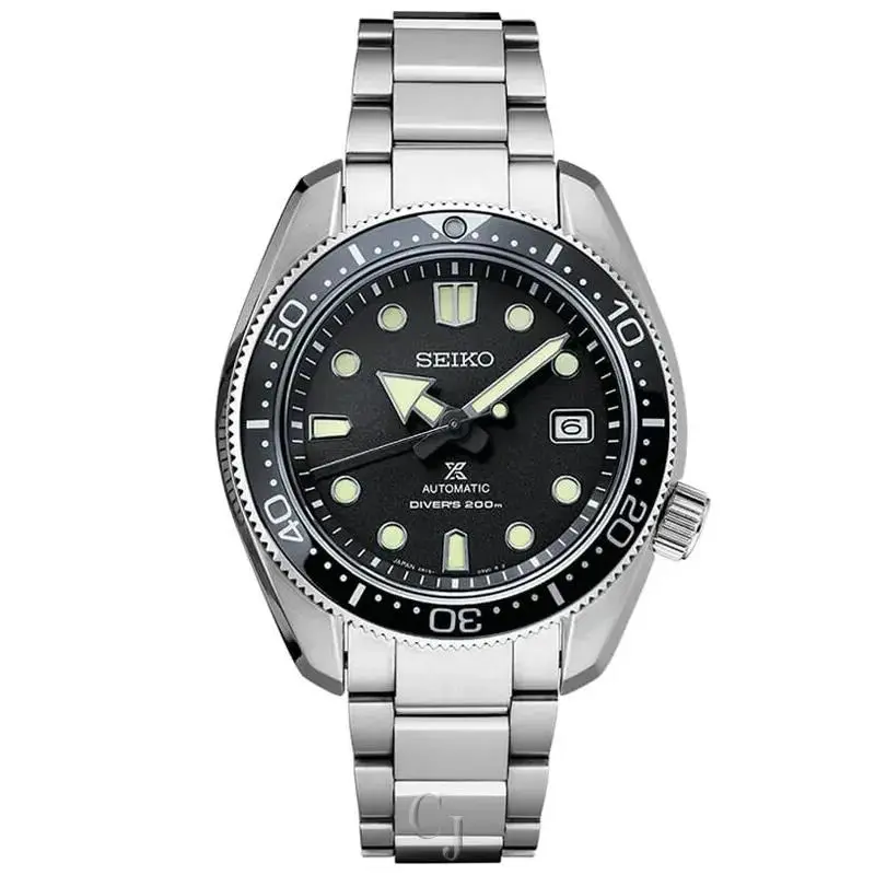 Seiko Prospex 1968 Diver Black Dial Men S Watch SPB077 - Dial: Black, Band: Silver, Bezel: Silver