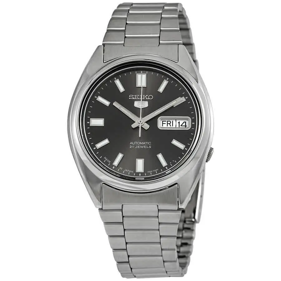 Seiko 5 Men’s Automatic Stainless Steel Black Dial SNXS79J1 Men`s Watch