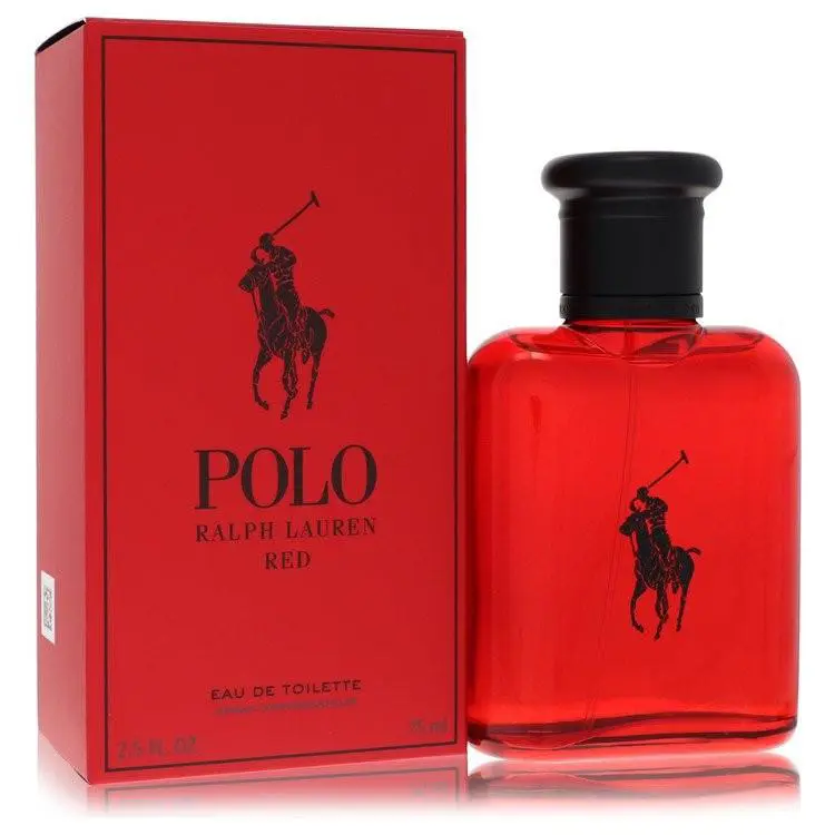 Polo Red by Ralph Lauren Eau De Toilette Spray 2.5 oz For Men