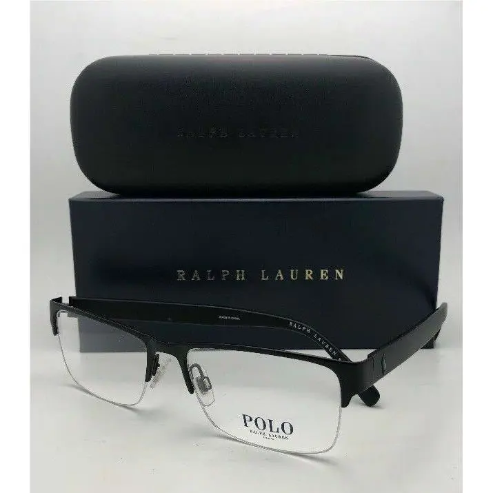 Ralph Lauren Polo PH1164 9038 Matte Black Demo Lens 56 mm Men`s Eyeglasses