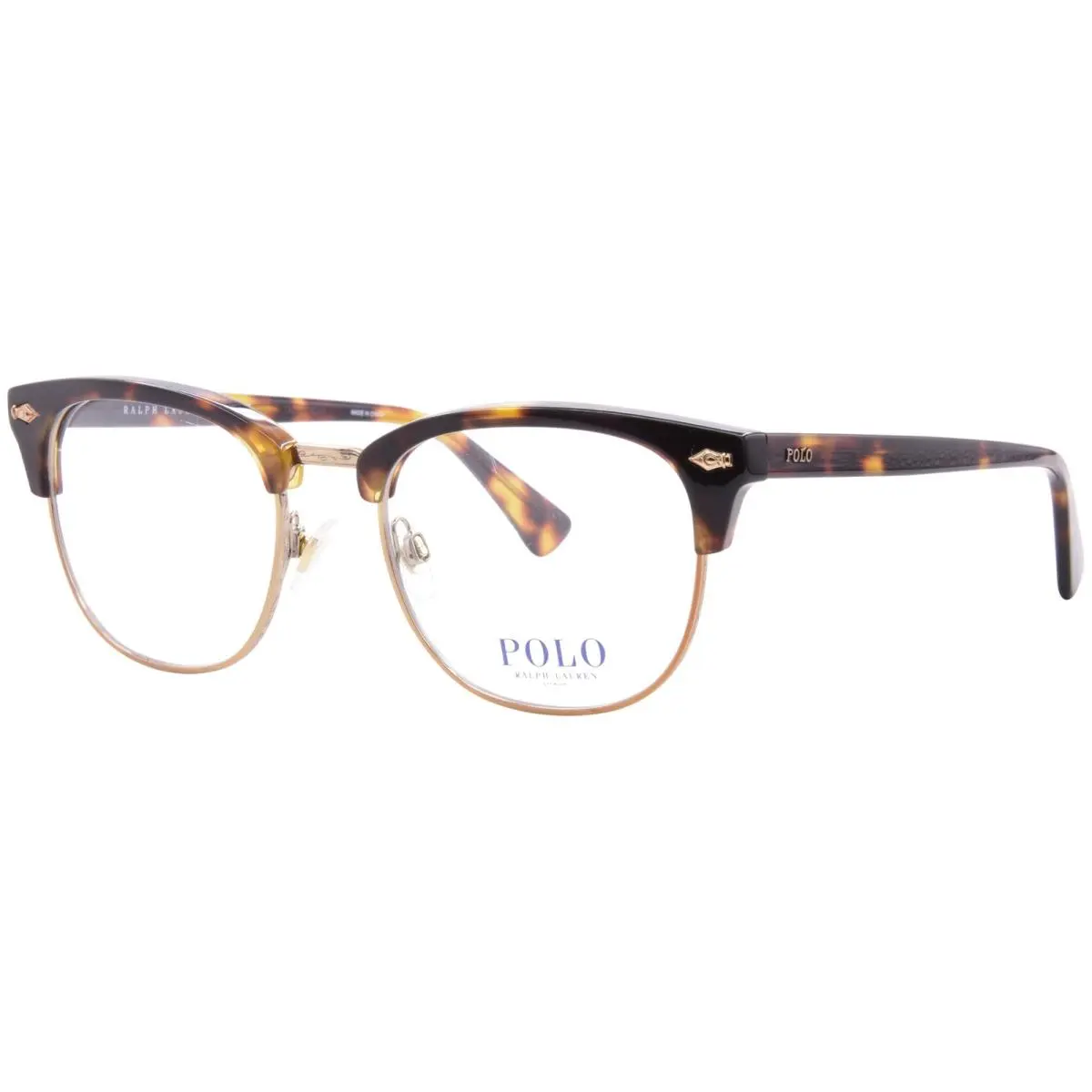 Polo Ralph Lauren PH2277 6137 Eyeglasses Men`s Shiny Brown Tortoise Fullrim 54mm