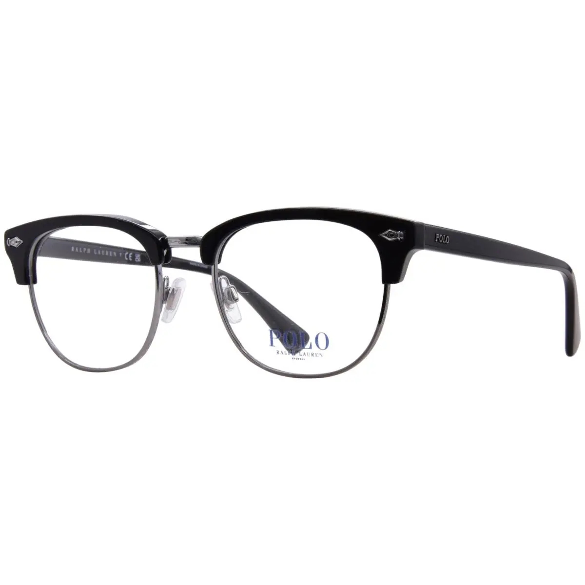 Polo Ralph Lauren PH2277 5001 Eyeglasses Men`s Black Full Rim Square Shape 54mm