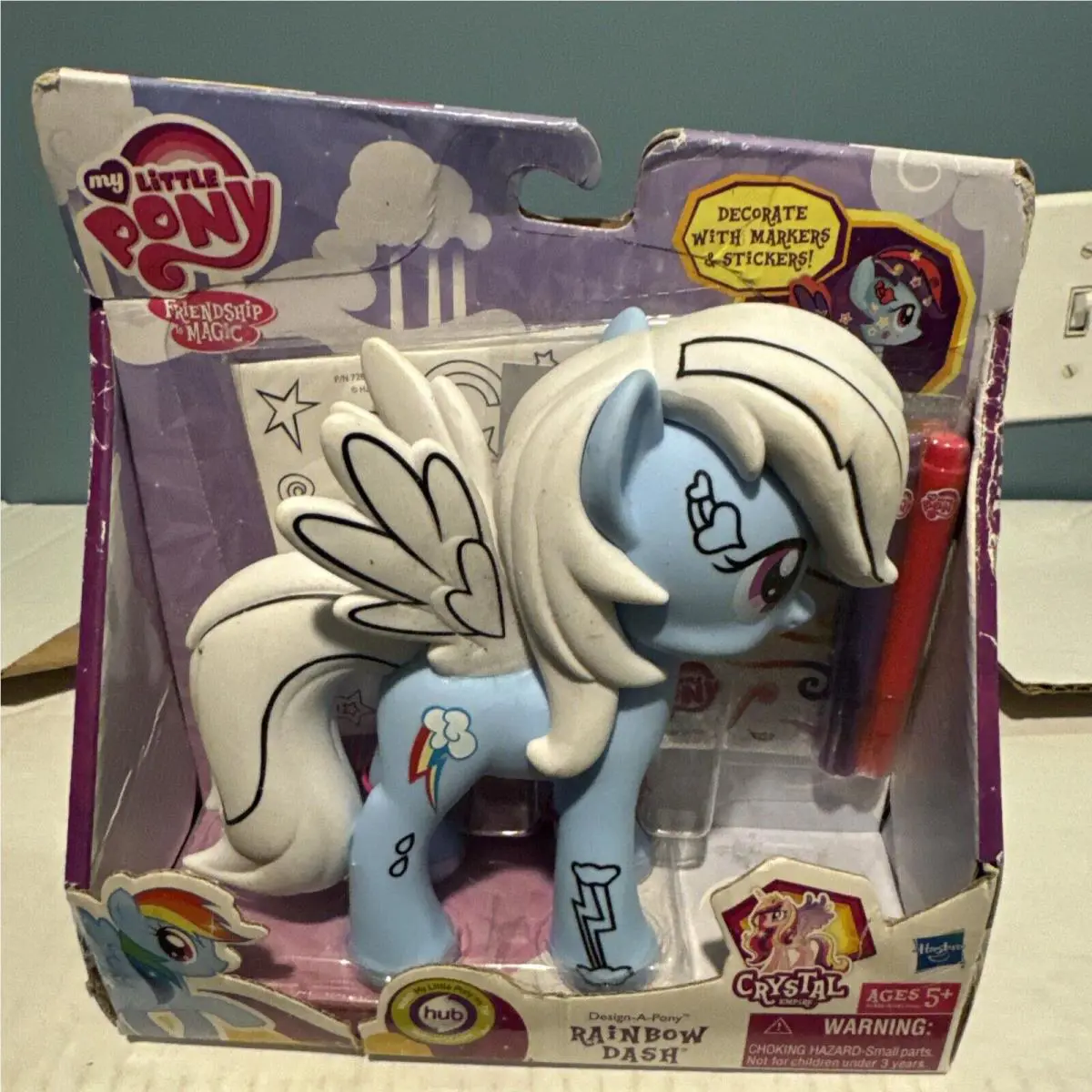 My Little Pony Friendship Is Magic Rainbow Dash Design-a-pony Mlp Fim