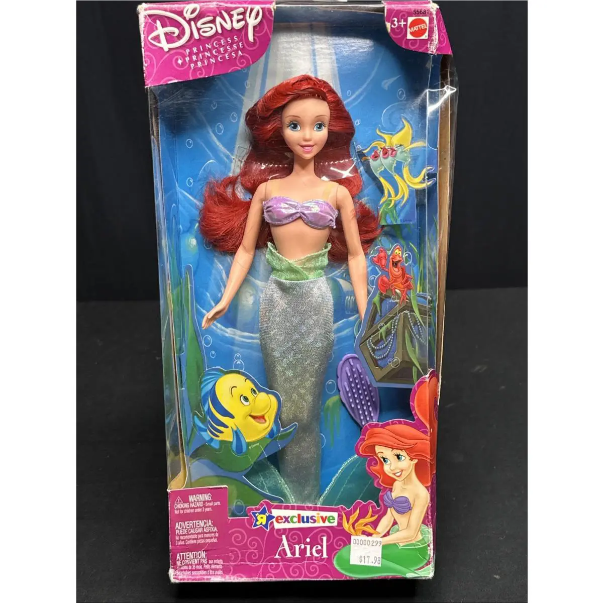 Disney Princess Ariel Toys R Exclusive 2002