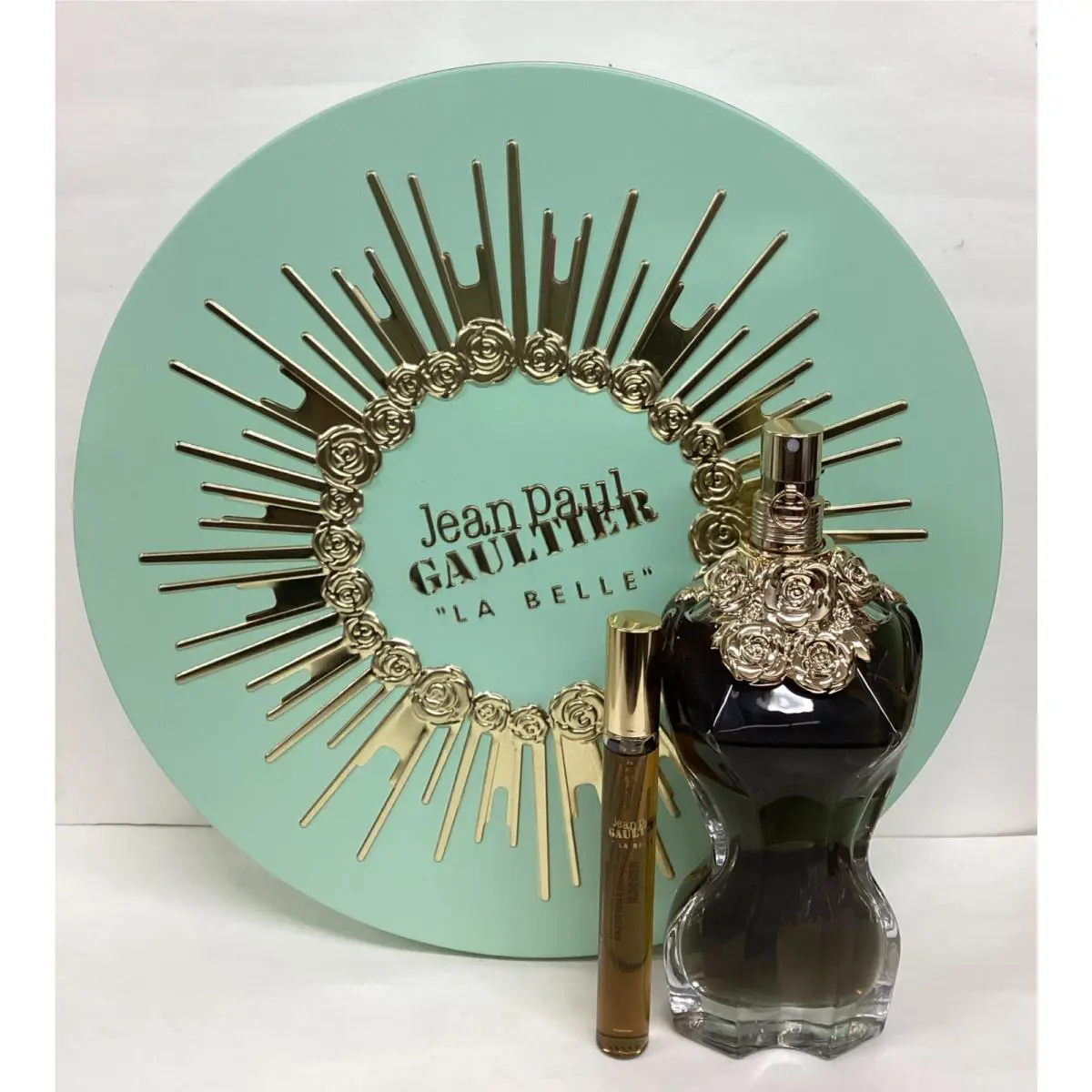 Jean Paul Gaultier LA Belle Eau De Parfum Gift Set 2 Pc 3.4oz .34oz Spray