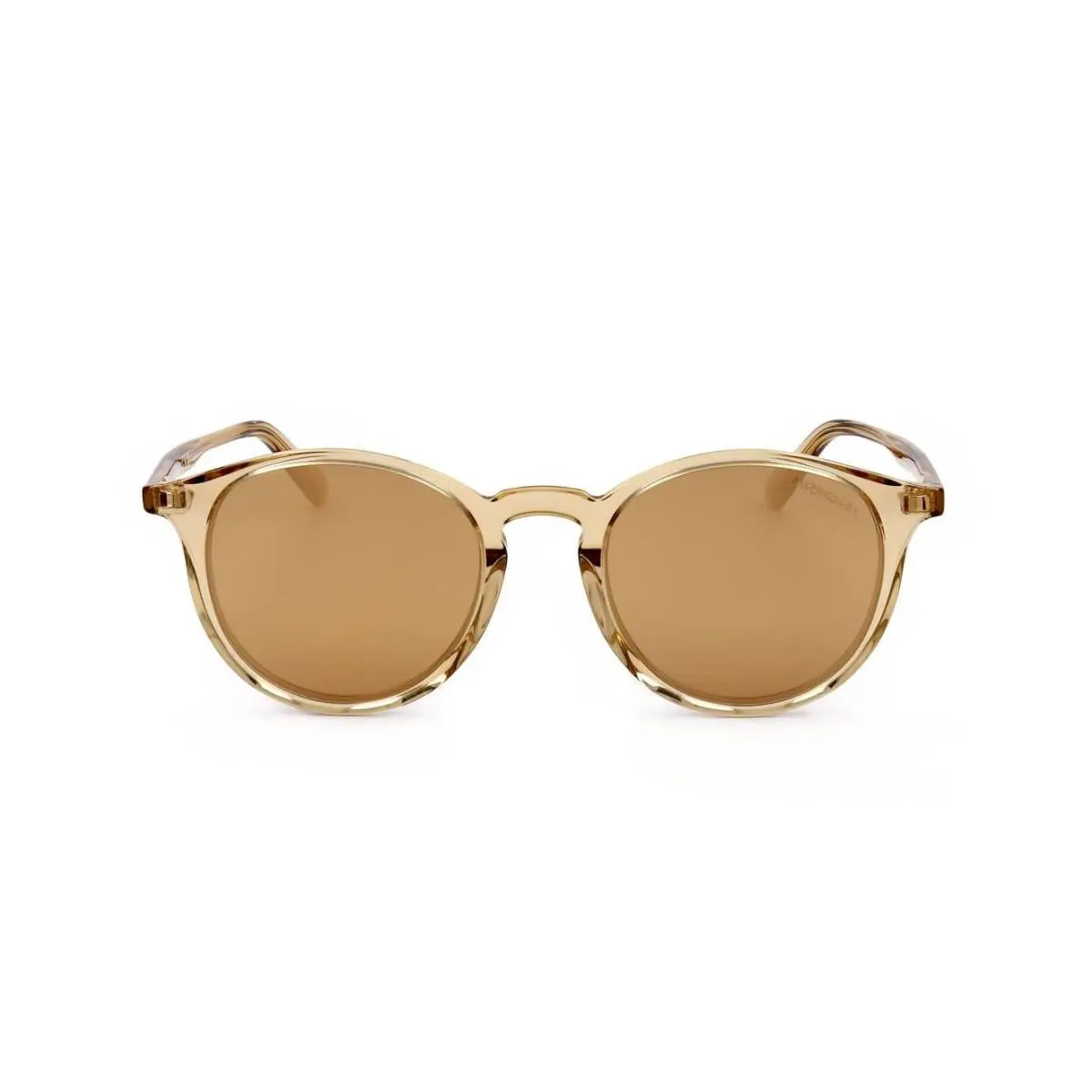 Moncler ML 0213 Sunglasses 57G Shiny Transparent Honey